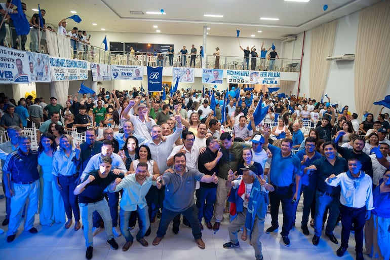 El acto liberal fue una demostración de fuerza de Villalba en CDE.