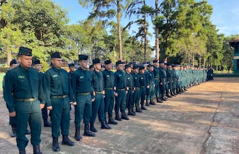 Imágenes de cadetes de CIMEFOR 2026, que hoy participarán de la ceremonia en el CIMEE.