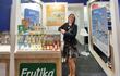 Cristina Kress, CEO del Grupo Kress, en el stand de Frutika que fue montado en la Feria Internacional de Alimentos “Anuga”, que se realiza en Colonia, Alemania.