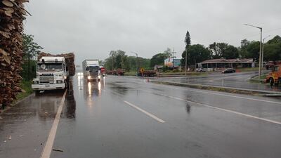 El km 155 de la Ruta PY02 se encuentra momentáneamente libre.