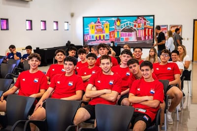 Los muchachos de la La selección paraguaya U17.