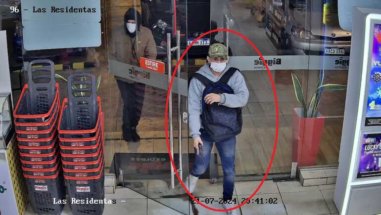 Esta fue la imagen utilizada para identificar al sospechoso detenido.