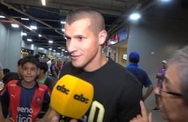 Alan Benítez, jugador de Cerro Porteño.