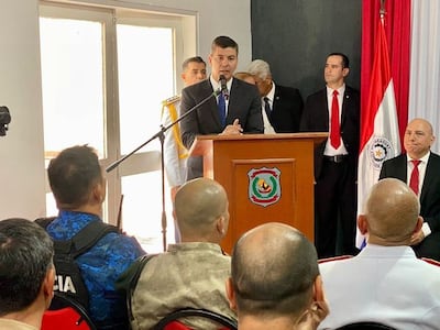 Santiago Peña, Policía