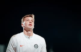 El portero de Olimpia, Facundo Ezequiel Insfrán Lirussi (19 años), pieza clave en la estructura de Juan Manuel Salgueiro.