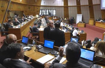 Plenaria de la Cámara de Diputados del periodo pasado.