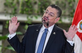 Rodrigo Chaves, presidente de Costa Rica.