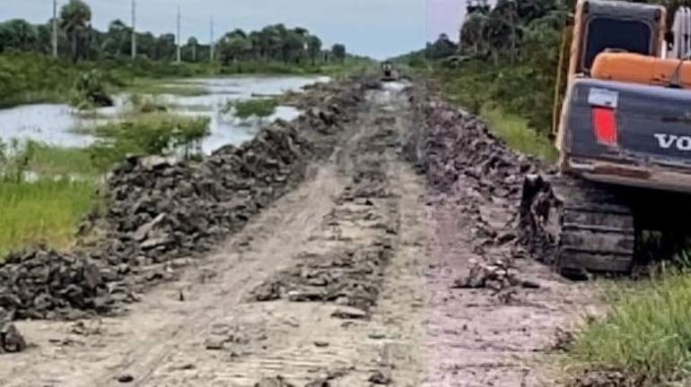 Solo los vehiculos todo terreno, puede pasar por estos lugares