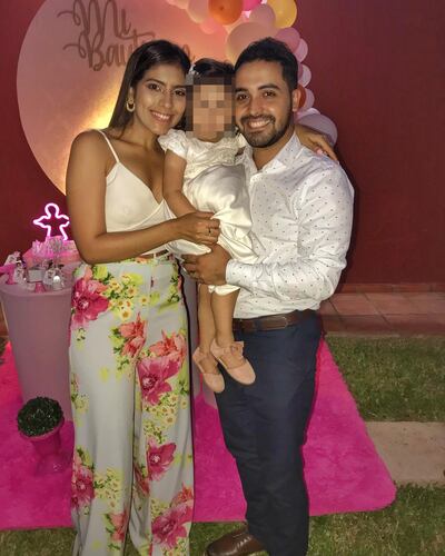 la podóloga Nidia Melissa Maldonado Fernández y su esposo, Óscar Javier Lezcano Román, ambos funcionarios del JEM.