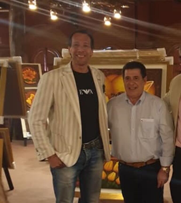 José Luis Ramírez Tornaco junto a Horacio Cartes.