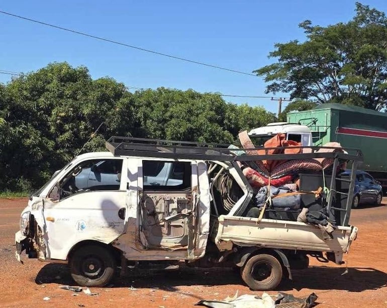Video: impactante triple choque de camiones en San Alberto