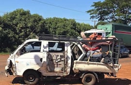 Accidente en ruta PY07 San Alberto.