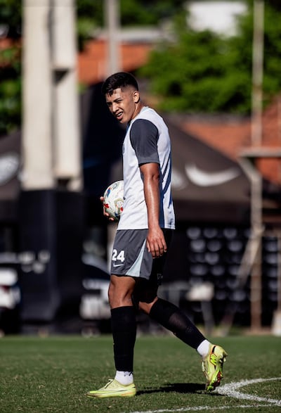 Tiago Isaías Caballero (20 años), autor del gol del triunfo por 1-0.