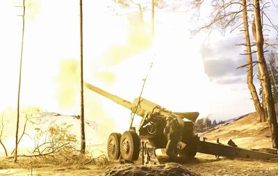 Artillería rusa dispara contra posiciones ucranianas en la región de Zaporiyia. (Imagen de archivo)