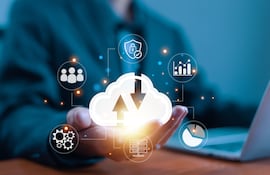 Almacenamiento en la nube, imagen ilustrativa.