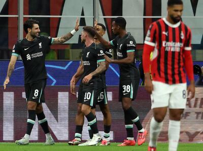 El Liverpool goleó al Milan en San Siro