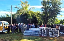 Denuncian presunta politización en la entrega de implementos agrícolas a productores de La Colmena.