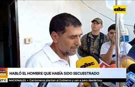 Hablo el hombre que había sido secuestrado