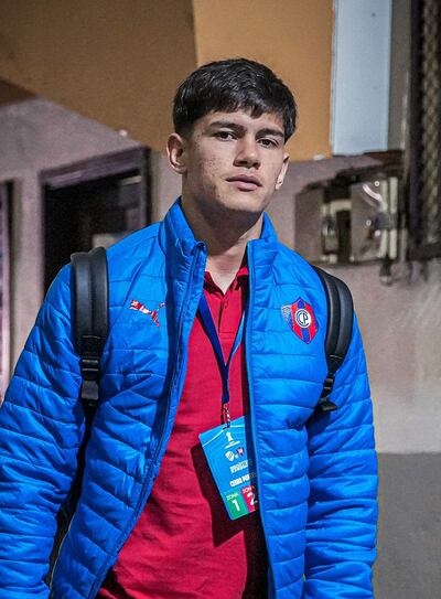 Lucas Ariel Quintana Rodríguez (2/1/2005), joven futbolista de Cerro Porteño.