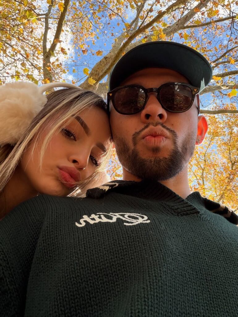 ¡Hermosa parejita! Melissa Cardona y Julio Enciso. (Instagram/Julio Enciso)