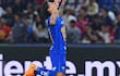 El paraguayo Robert Morales, futbolista de Pumas, celebra un gol en el partido frente a Toluca por la fecha 9 del torneo Clausura 2026 de la LigaMX en el estadio Olímpico Universitario, en Ciudad de México, México.