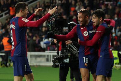 Vitor Roque (19), anotó su primer gol en el Barcelona