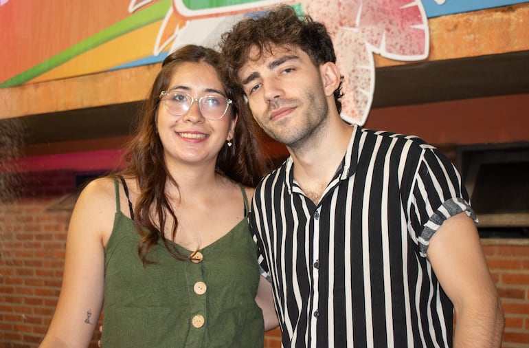 Bárbara Arrua y Gian Maioli.