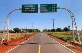 El accidente ocurrió en Santa Rosa del Monday, sobre la ruta que une este municipio con Los Cedrales. (Imagen de referencia, archivo)