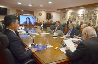 Sesión plenaria ordinaria de la Corte Suprema de Justicia, de este miércoles 22 de mayo de 2024.