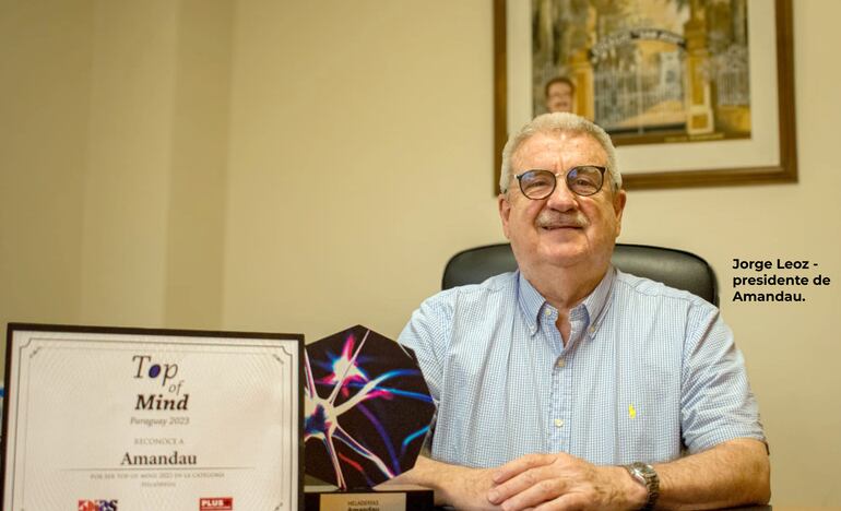 Jorge Leoz, presidente de Amandau. 
