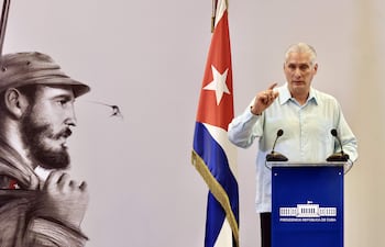 Miguel Díaz-Canel, presidente de Cuba.