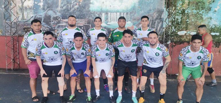 Equipo finalista del torneo penitenciario Primavera-Verano en Tacumbú.