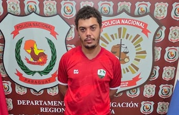 Ever Mateus Riemers Dos Santos, detenido.