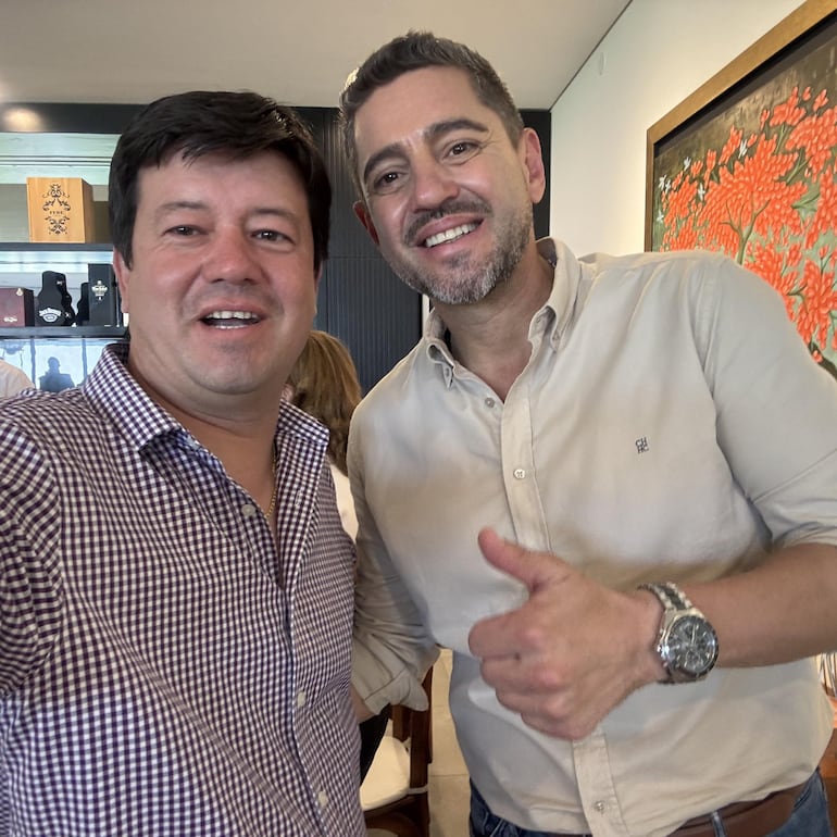 Roly Leguizamon y Pedro Alliana.