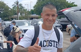 El futbolista paraguayo Alan Benítez.