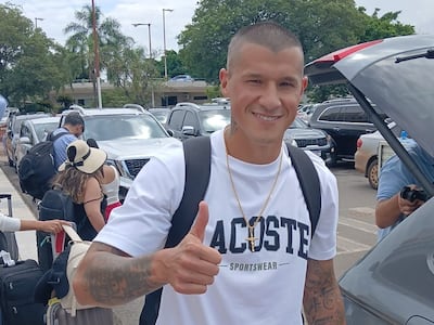 El futbolista paraguayo Alan Benítez.