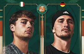 Flavio Cobolli y Alexander Zverev, finalistas de Roland Garros 2026.