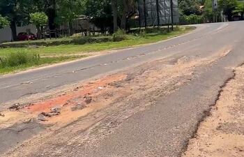 Calamitoso estado de rutas en Guairá