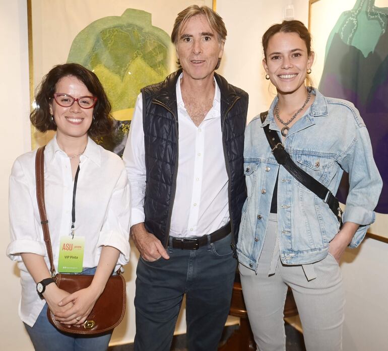 Paz Moreno, Ariel Jiménez e Inés Starc.