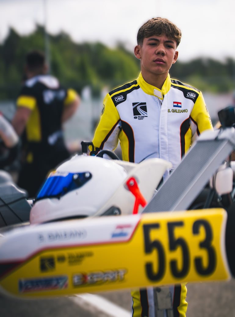Con el #553, Sebastián Galeano estará compitiendo este fin de semana en Genk, Bélgica.