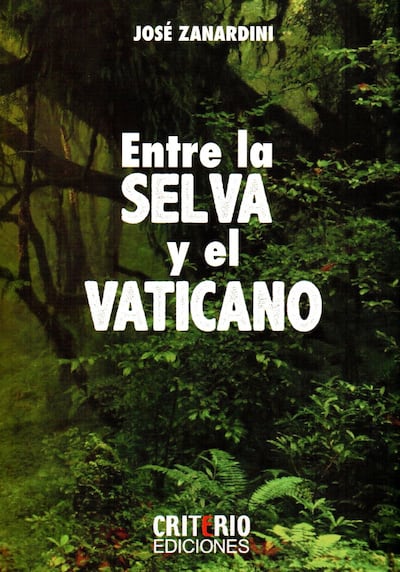 Portada del libro de novela del antropólogo y sacerdote salesiano José Zanardini.