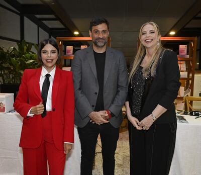 Daniela De Lucía, Santiago Lantermino y Viviana Dioverti. 