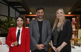 Daniela De Lucía, Santiago Lantermino y Viviana Dioverti.