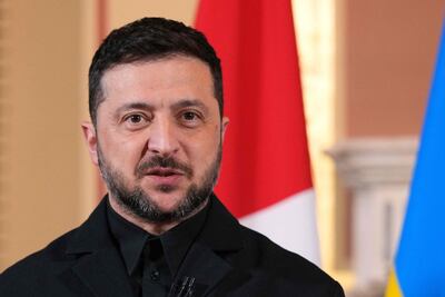 Volodímir Zelenski, presidente de Ucrania.