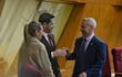 Sesión de la cámara de diputados en el congreso de la nación.