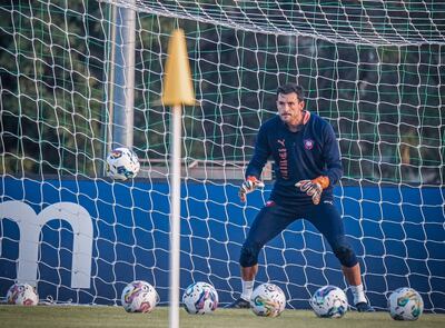 Alexis Martín Arias (33 años) lleva 42 partidos con Cerro Porteño, al que llegó en enero de 2024.