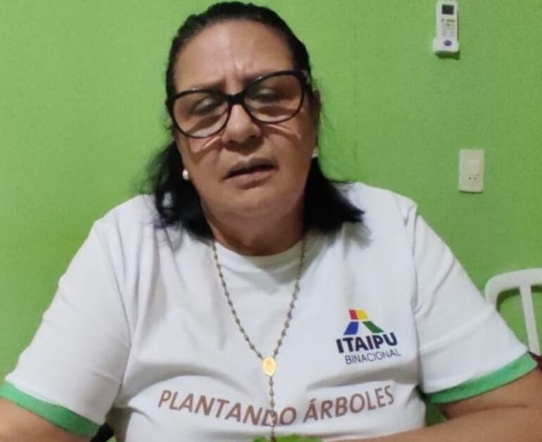 Directora Departamental de la Educación, Carmen Ramírez de Solaeche.