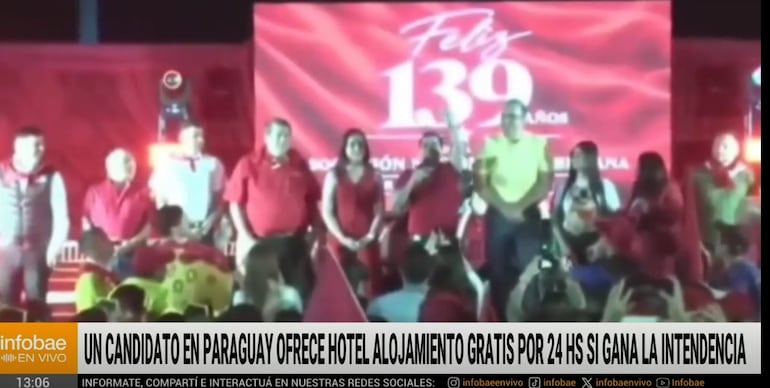 Informe de Infobae sobre la promesa del político paraguayo.