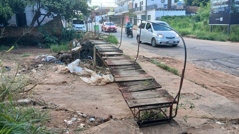Incluso la pasarela del puente viejo aunque era más bajo tenía buen nivel.