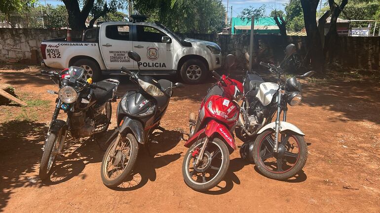 Policía Nacional continúa incautando motocicletas con roncadores.